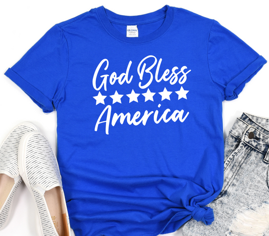 Fourth of July, God Bless America, 4th of July Shirt, Fourth of July Shirt, Merica Shirt, Patriotic Shirt, 4th of July Graphic Shirt